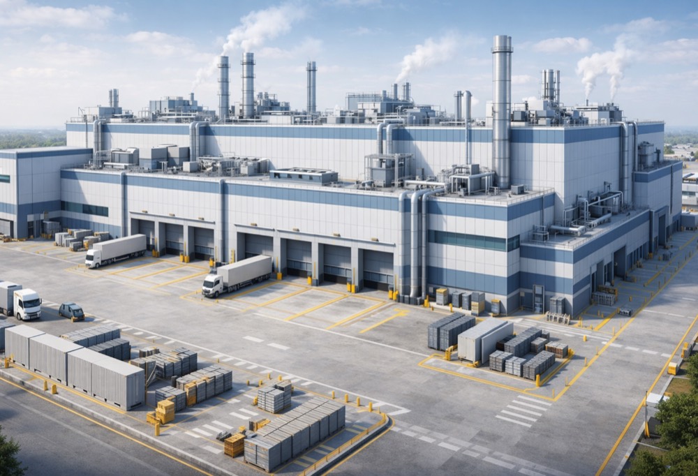 A factory you can build in the game